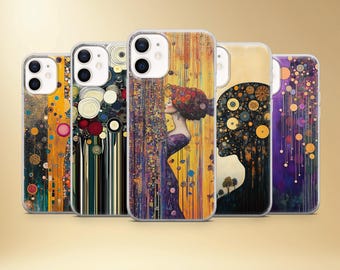 Gustav Klimt Art Nouveau Phone Case, iPhone Samsung Pixel Cover