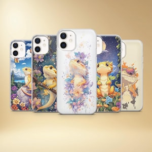 Beardie Telefonskal Blommig Paddstolfodral för iPhone 18 Pro, 17, 16, 15, 14, 13, Samsung S26, S25, S24, S23, A17, A57, A37 Pixel 11,10