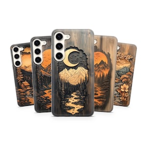 Mountain and Trees Phone Case Scenic Forest Landscape Cover for iPhone, Samsung & Google Pixel