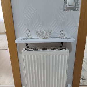 Radiator Rack White, Radiator Shelf, Removable Radiator Shelf, Entrance ...