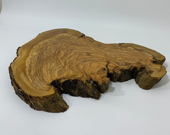 Olive wood slab for live edge DIY wood art, Natural Raw Edge Olive Slice, Turkish Olive Wood Slabs, Live edge wood slab