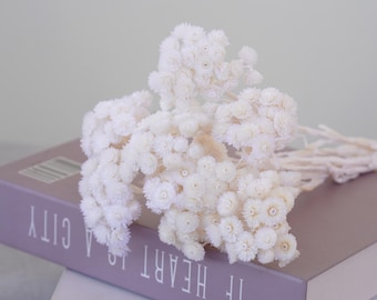Ramo de flores secas naturales: decoración de bodas, arte floral