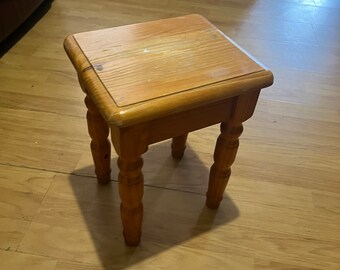 Lovelly Wooden Stool, Made with Reclaimed wood