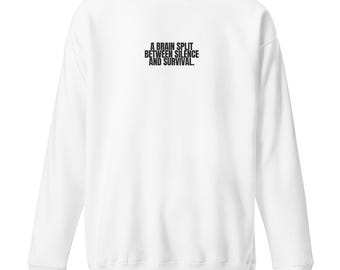 Ein Distressed Gehirn | Klassisches SolWeave-Crew-Sweatshirt