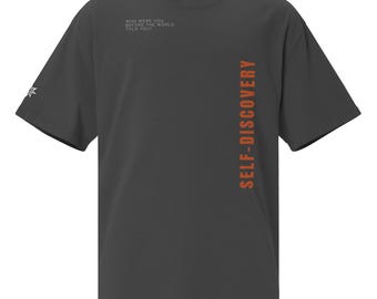 Selbstfindung | SolWeave Übergroßes verblasstes T-Shirt