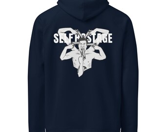Selbst-Geisel | SolWeave B & W Bio-Hoodie mit Seitentaschen