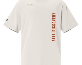 Selbstfindung | SolWeave Übergroßes verblasstes T-Shirt