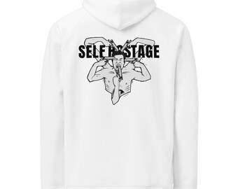 Selbst-Geisel | SolWeave B & W Bio-Hoodie mit Seitentaschen