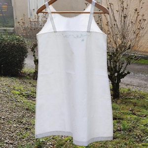 Antique nightgown or embroidered cotton nightdress, tunic
