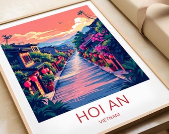 Hoi An Vietnam Travel Print: Home Decor Wall Art