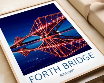 Forth Rail Bridge Scotland Poster
