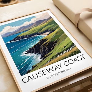 Causeway Coast Travel Print: Northern Ireland Wall Art