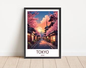 Tokyo Print, Tokyo Poster, Tokyo Wall Art, Japan Print, Tokyo Travel Print, Tokyo Japan Poster, Japan Wall Art, Travel Gift, Tokyo Art Print