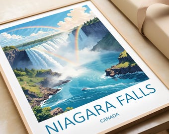Niagarafallen resetryck: Kanada heminredning väggkonst