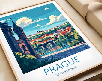 Prague Travel Print: Czech Republic Gallery Wall Art