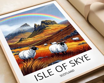 Isle of Skye Scotland Travel Art Print – Scottish Home Decor