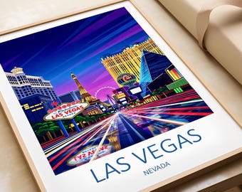 Resetavla i Las Vegas, Nevada - Väggkonst för heminredning i USA