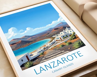 Lanzarote Print, Canary Islands Art