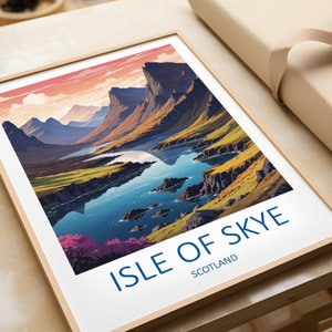 Isle of Skye Print, Isle of Skye Art, Scotland Print, Isle of Skye Poster, Scottish Gifts, Travel Gift, Scottish Prints, Skye Travel Print
