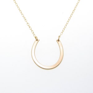 Gold Horseshoe Necklace, Anastasia Steele, Fifty Shades of Grey - 14K Gold, Gold Filled or Sterling Silver
