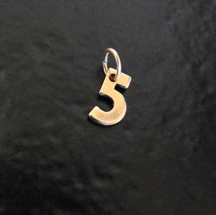 Number Charms Pendants Rose Gold 10 pieces Numbers 18mm Assorted Number  Charms Rose Gold Number Charms