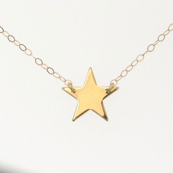 Star Necklace 14K Gold Seen on Kelly 