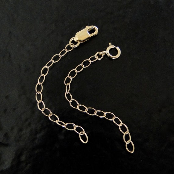 Full Extender 14k Yellow, Rose, or White Gold, Large Links Clasp on Any  Link Choose Lobster Clasp OR Spring Clasp 