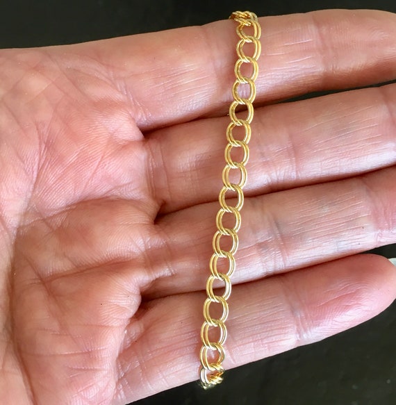 Small Card Chain Bracelet plain g
