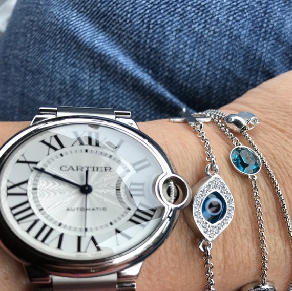Evil Eye Bracelet Sterling Silver With 