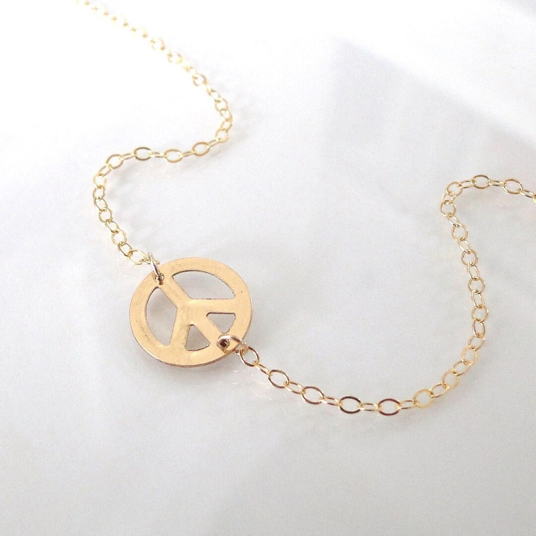 Sideways Peace Sign Necklace Groovy Cool Sixties 14K Gold Etsy Canada sideways-peace-sign-necklace-groovy-cool-sixties-14k-gold-etsy-canada