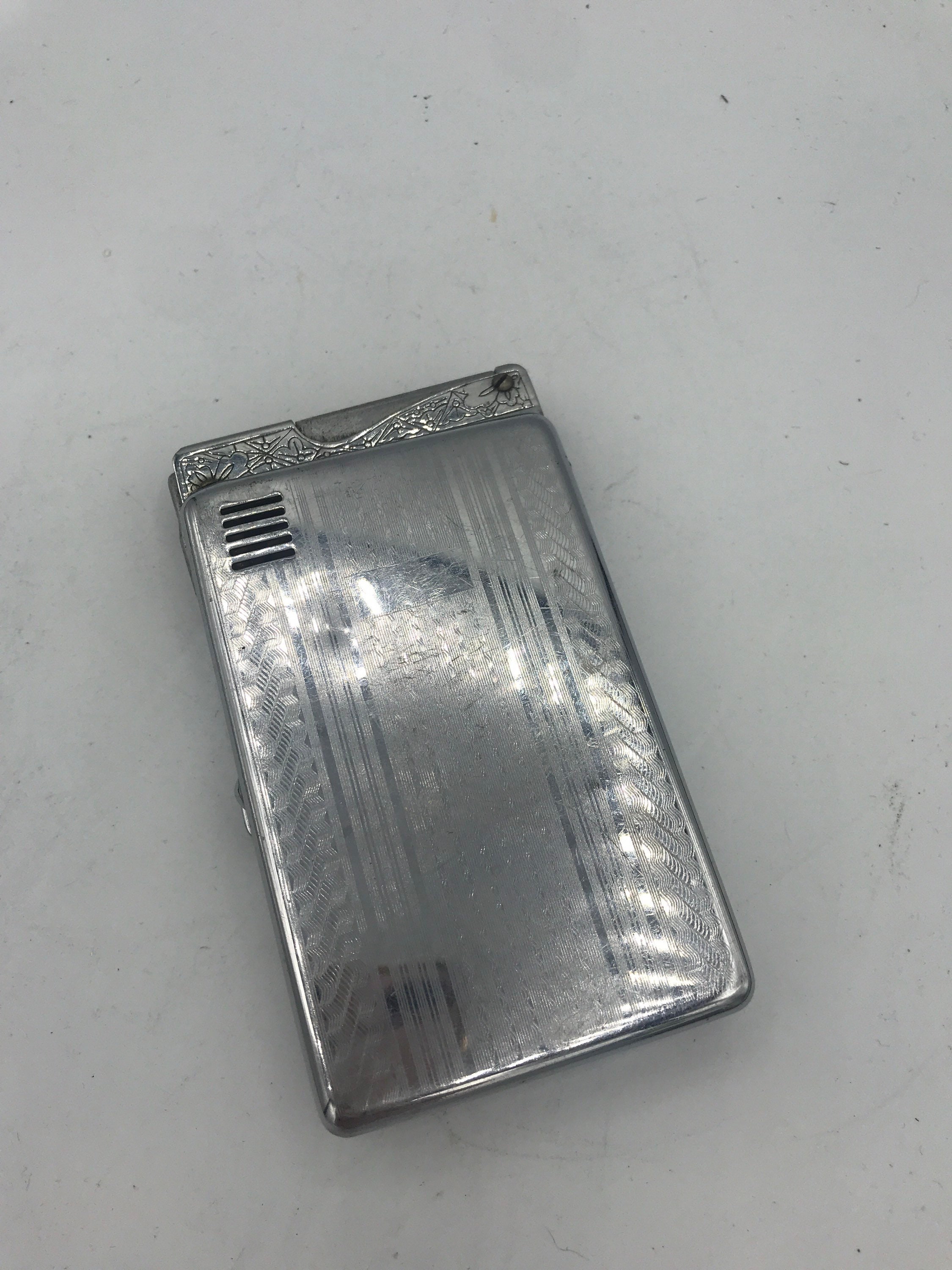 Vintage Lido Lighter With Case Silver Made in Occupied Japan Vintage Lido Lighter With Case Silver Made in Occupied Japan