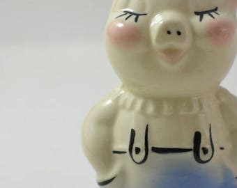 Mid Century pig bank Vintage /kitsch/retro/piggy/
