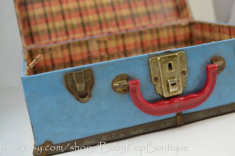 Vintage Roller Skate Box Suitcase Mid Century retro Storage Etsy