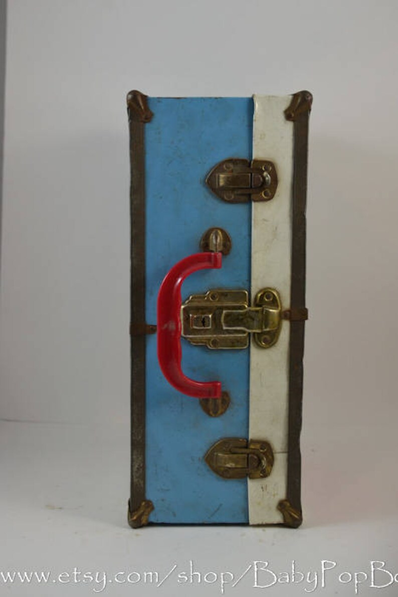 Vintage Roller Skate Box Suitcase Mid Century retro Storage Etsy