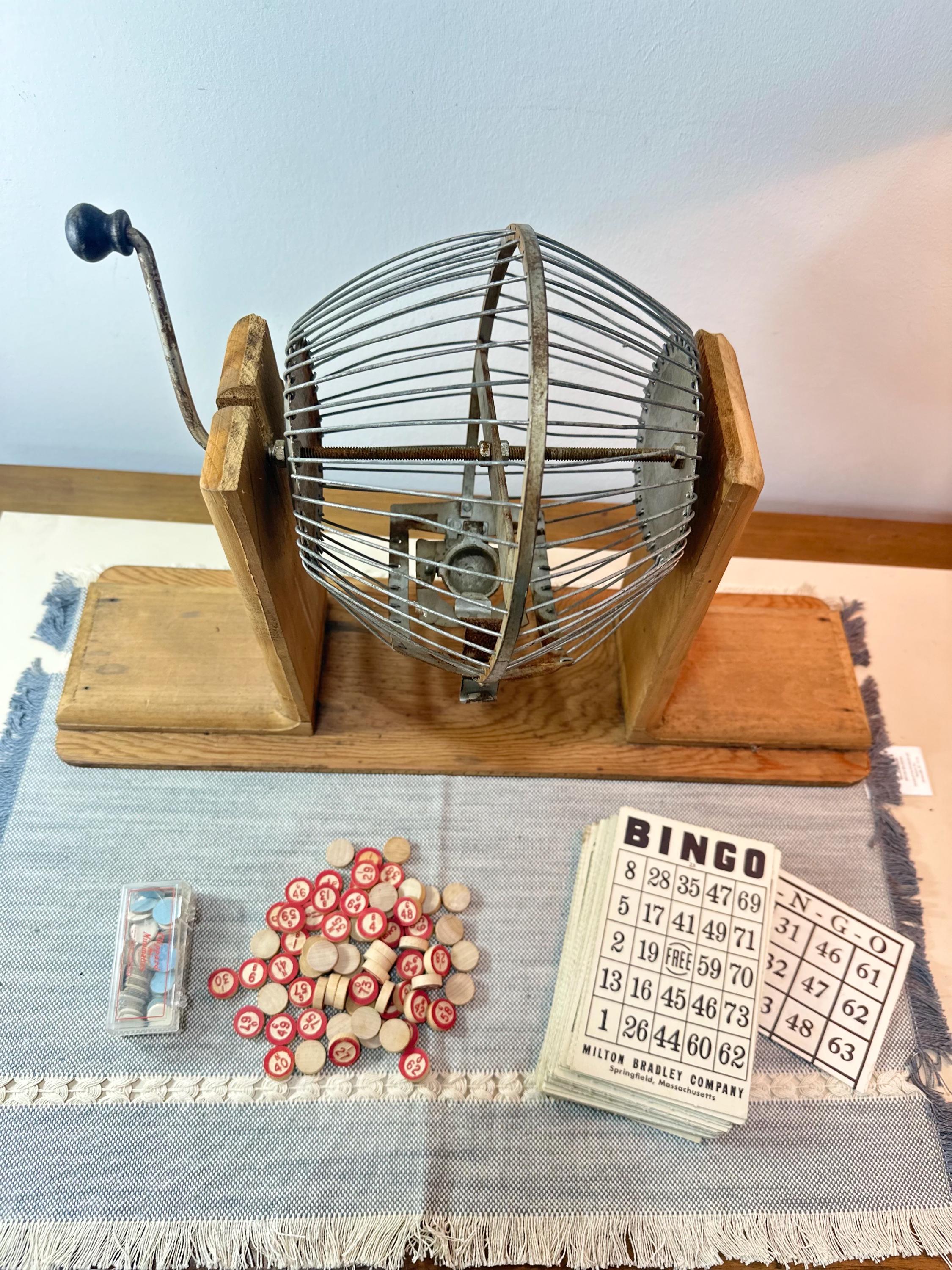 Antique Bingo Game - Etsy
