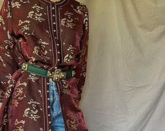 Kimono di seta lungo, abito interno boho, kimono caftano vintage, festival boho chic, chic etnico