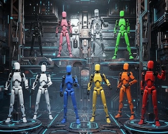 Dummy 13 Action Figures with Cases.