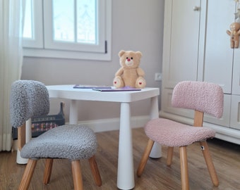 Chaise d'enfant, meubles d'enfants Montessori, meilleur cadeau pour des enfants