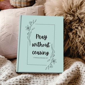 Hardcover Prayer Journal Notebook Church Notes Bible Study Women Christian Gift Journal Devotional for Women Faith Based Affirmations Gift
