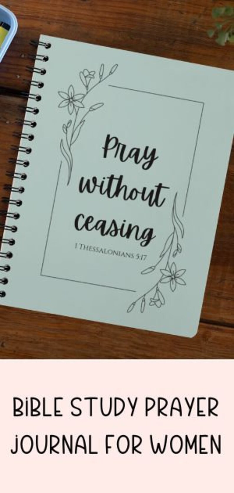 Christian Bible Study Prayer Journal for Women Devotional Notebook ...
