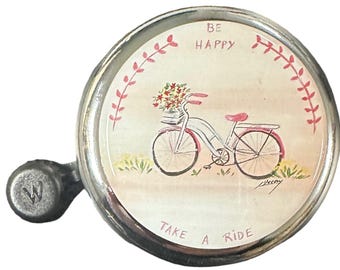 Timbre de bicicleta Be Happy Take Ride