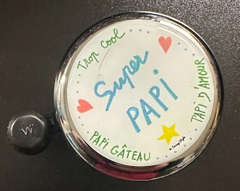 Timbre de bicicleta Super Grandpa