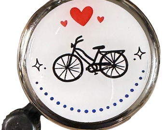 Timbre de bicicleta. Me encantan las bicicletas.