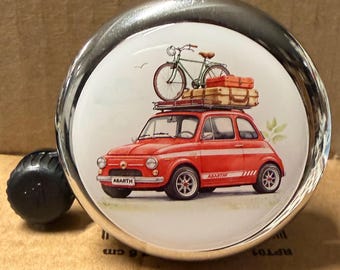 DringStyle 自転車ベル Fiat 500 Abarth Camping用