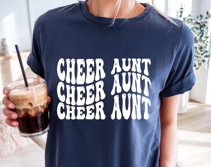 Cheer Aunt Shirt | Aunt Cheer Shirt | Cheer Competition Day | Bella Canvas Gildan A4 | Free Shipping