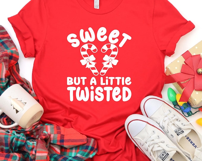 Funny Christmas Shirts | Christmas Candy Cane Shirt | Festive Pajamas | Sassy Christmas | Holiday Gift Ideas | Gift for Her | Free Shipping