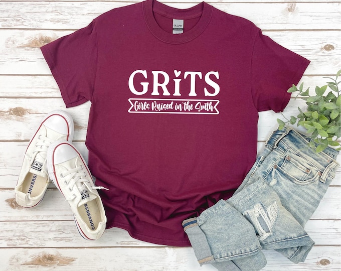 Southern Girl Shirt | GRITS Girls Raised In The South | Country Girl Shirt | Southern Girl Quotes | Country Music