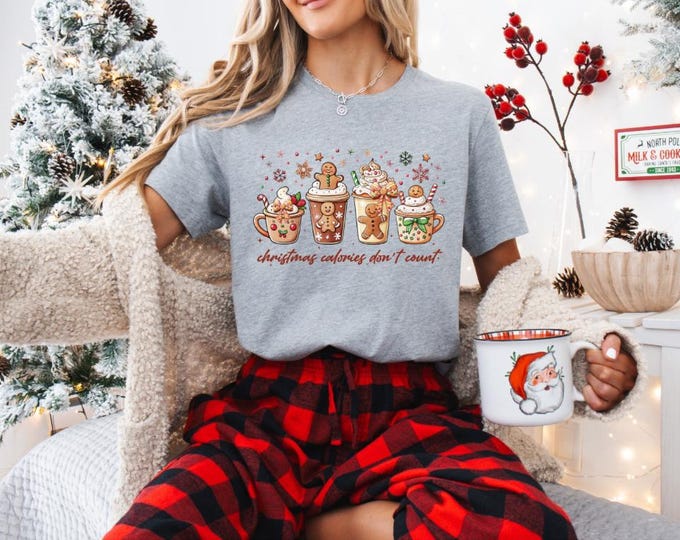 Christmas Calories | Funny Christmas Shirt | Festive Pajamas | Sassy Christmas | Holiday Gift Ideas | Free Shipping