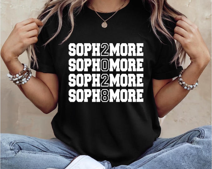 Sophomore Shirt | Class of 2028 | Back to School | High School | College | Graduation | Free Shipping