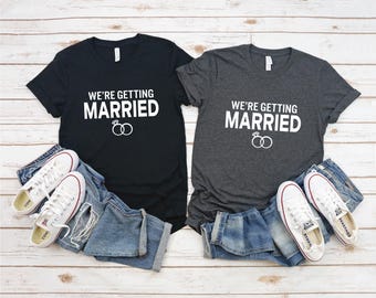 Matching Tshirts | Fiancé Tee: Ideal Engagement Announcement | Fiancé Shirt | Engagement Shirts | Free Shipping
